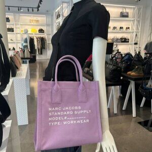 NWT！NEW！Marc Jacobs Standard Supply Canvas Tote -Medium Purple Wisteria Women